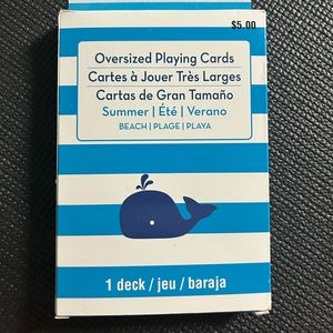 Oversized playing cards